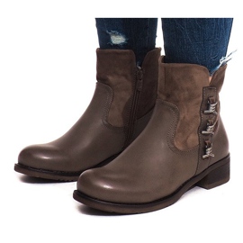 Bottines chaudes 4417 Kaki multicolore vert 4