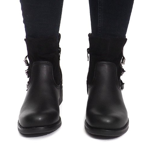 Bottes chaudes 4417 Noir le noir 1