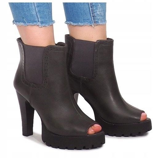 Bottes ouvertes sur poteau B2901-PB Gris 1 Bottes ouvertes sur poteau B2901-PB Gris 1