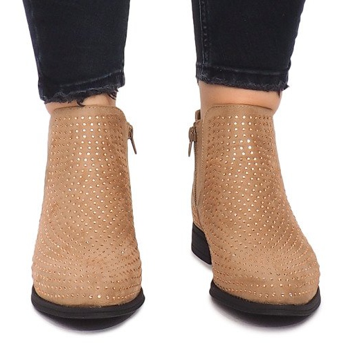 Bottines Daim Jodhpur 1510 Beige 1