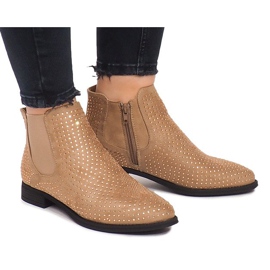 Bottines Daim Jodhpur 1510 Beige 2