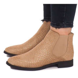 Bottines Daim Jodhpur 1510 Beige 4