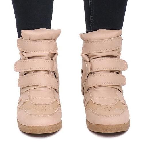 Baskets Compensées BZ8386 Kaki multicolore vert 1