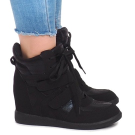 Baskets Compensées 1628 Noir le noir 1