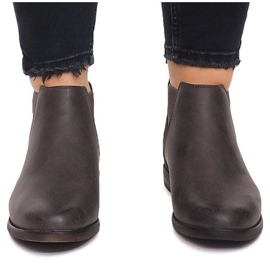 951-PA Bottes Grises Avec Élastique 1