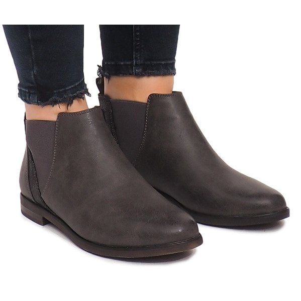 951-PA Bottes Grises Avec Élastique 2