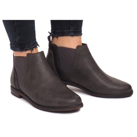 951-PA Bottes Grises Avec Élastique 3