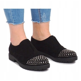 Chaussures à la mode avec clous 22-2 Noir le noir 2