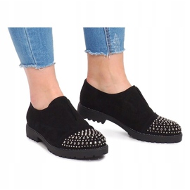 Chaussures à la mode avec clous 22-2 Noir le noir 3