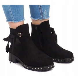 Bottes en Daim DR1798-64 Noir le noir 2