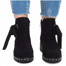Bottes en Daim DR1798-64 Noir le noir 1