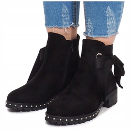Bottes en Daim DR1798-64 Noir le noir 4