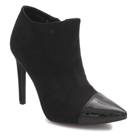 Bottes À Talons Hauts En Daim 1131-5 Noir le noir 1
