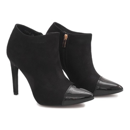 Bottes À Talons Hauts En Daim 1131-5 Noir le noir 2