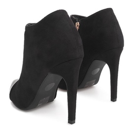 Bottes À Talons Hauts En Daim 1131-5 Noir le noir 4