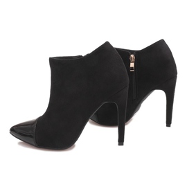 Bottes À Talons Hauts En Daim 1131-5 Noir le noir 5