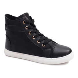 Baskets Hautes Brillantes TL510-2 Noir 1