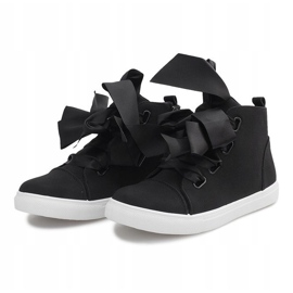 Bottines en Daim avec nœuds TL0148-4 Noir le noir 4
