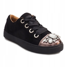 Baskets richement décorées 6192 Noir 1