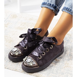 Baskets richement décorées 6192 Gris 2 Baskets richement décorées 6192 Gris 2