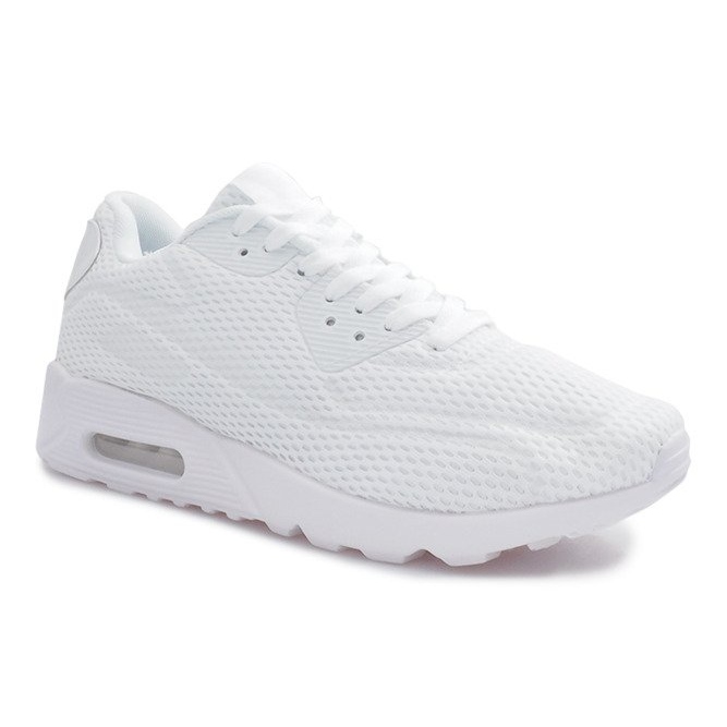 Chaussures de sport en maille blanche 1 Chaussures de sport en maille blanche 1