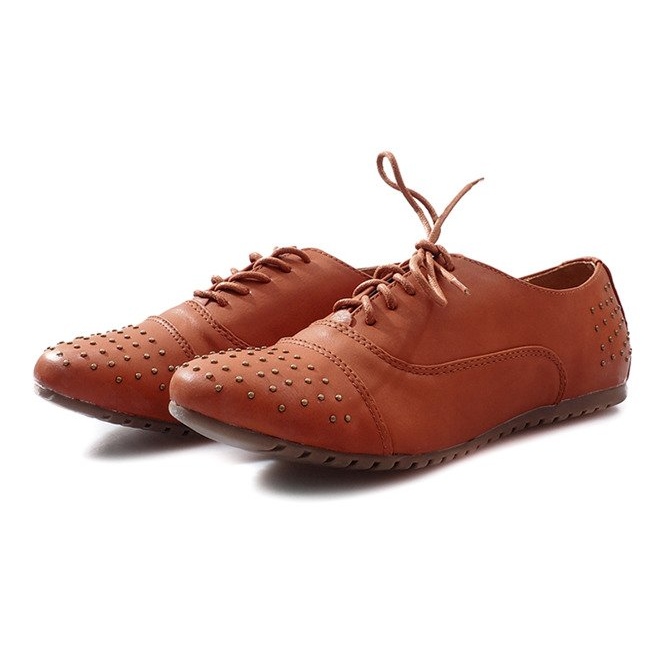 Chaussures de jazz camel Marcelle brun 1