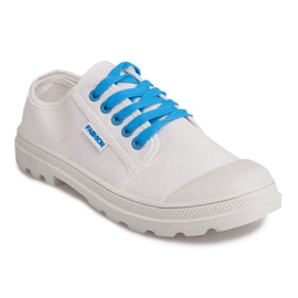 Timberki Bottes Trapery HC243 Blanc blanche 2