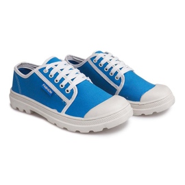 Timberki Bottes Trapery HC243 Bleu 4