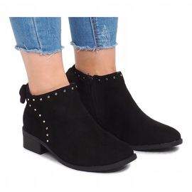 Bottes En Daim Avec Fermeture Éclair LL230 Noir le noir 1