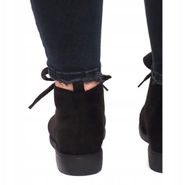 Bottines Daim Noeuds 100-815 Noir le noir 3