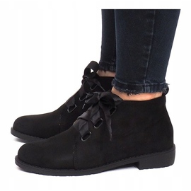 Bottines Daim Noeuds 100-815 Noir le noir 2