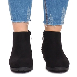 Bottes En Daim Avec Élastique C-5 Noir le noir 4