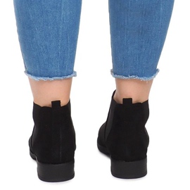 Bottes En Daim Avec Élastique C-5 Noir le noir 5