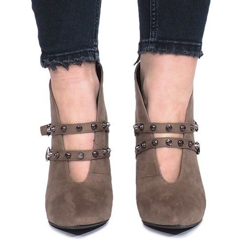 Bottines Karine beiges 1