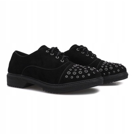 Chaussures noires à clous de Raymonde le noir 1
