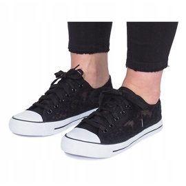 Baskets ajourées Impress noires le noir 4