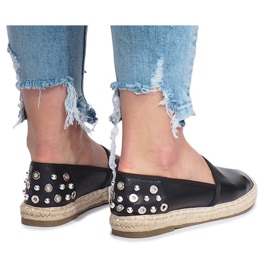 Espadrilles noires à clous Dolita le noir 4