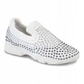 Chaussures à pois blanches ornées de losanges JT12-41 1
