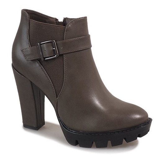 Bottes kaki sur le poteau FP002 multicolore vert 1