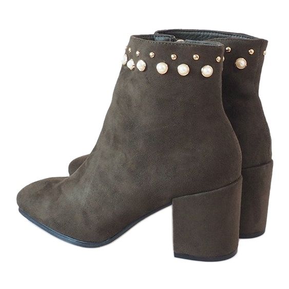 Bottines vertes extravagantes sur le poteau X9079 multicolore 1