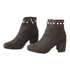 Bottines vertes extravagantes sur le poteau X9079 multicolore 3