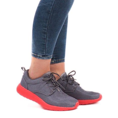 Baskets de sport grises RS-82516-4W 1