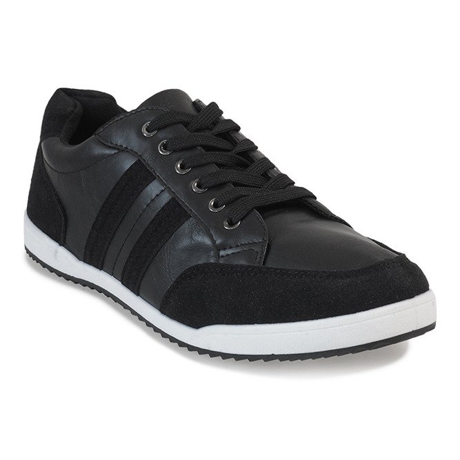 Baskets homme noires M-621 1
