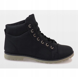 Bottines noires à lacets BK-77 2