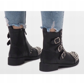 Bottes isolées noires à crampons HQ1268 le noir 3