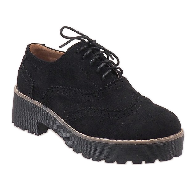 Chaussures de jazz noires à talons LL185 le noir 1