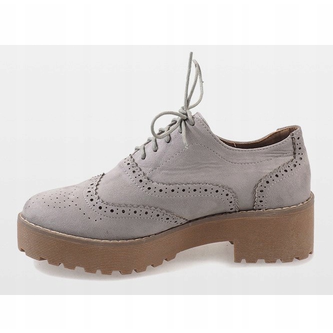 Chaussures de jazz à talons hauts grises LL185 2