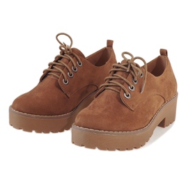 Escarpins camel LL183 brun 3
