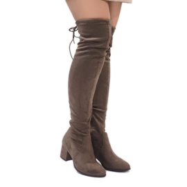 Bottes en daim sur le poteau TE1704-3 multicolore 3