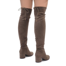Bottes en daim sur le poteau TE1704-3 multicolore 4